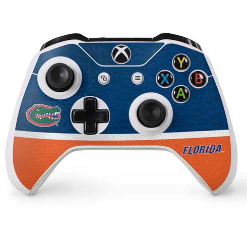 University of Florida Gators Logo Xbox One S Console and Controller Bundle Skin