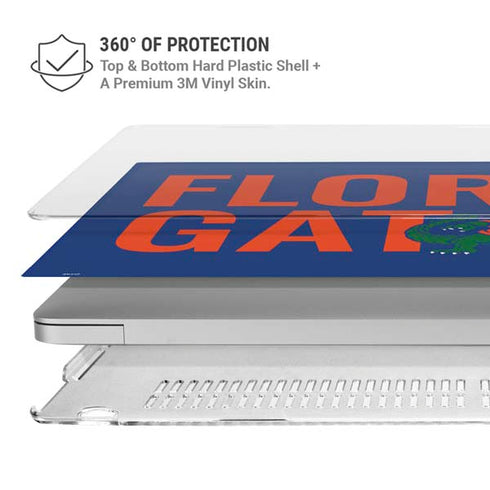 University of Florida Gators MacBook Pro 16in (2021-25) Case plus Skin