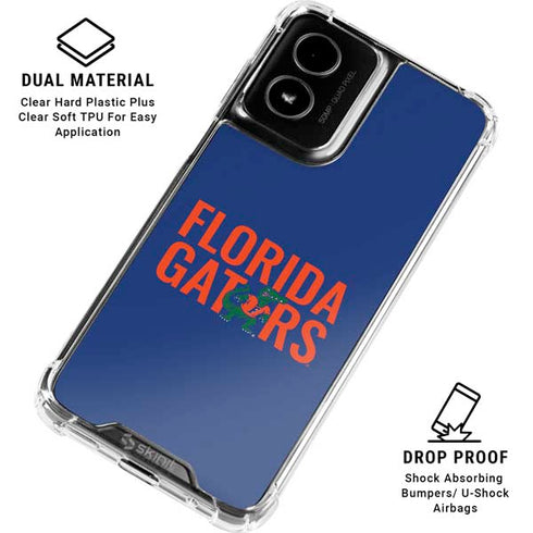 University of Florida Gators Moto G Power 5G (2024) Clear Case