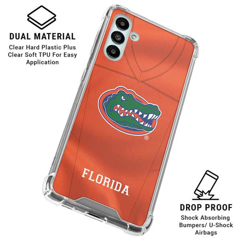 University of Florida Orange Jersey Galaxy A13 5G Clear Case