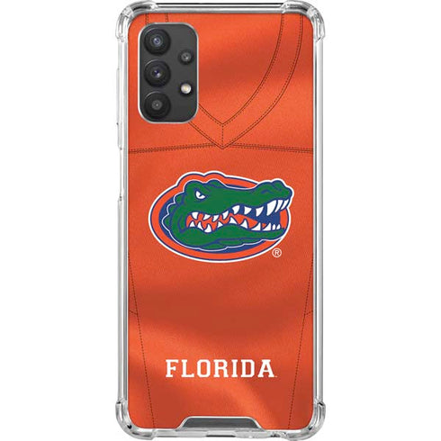 University of Florida Orange Jersey Galaxy A32 5G Clear Case