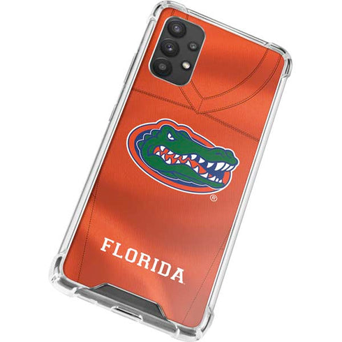 University of Florida Orange Jersey Galaxy A32 5G Clear Case