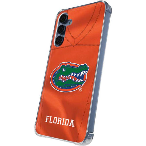 University of Florida Orange Jersey Galaxy A55 5G Clear Case