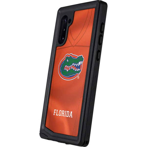 University of Florida Orange Jersey Galaxy Note 10 Waterproof Case