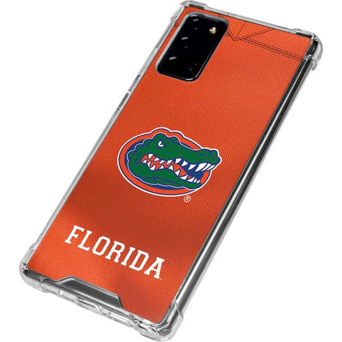 University of Florida Orange Jersey Galaxy Note20 5G Clear Case