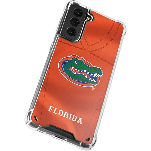 University of Florida Orange Jersey Galaxy S21 5G Clear Case