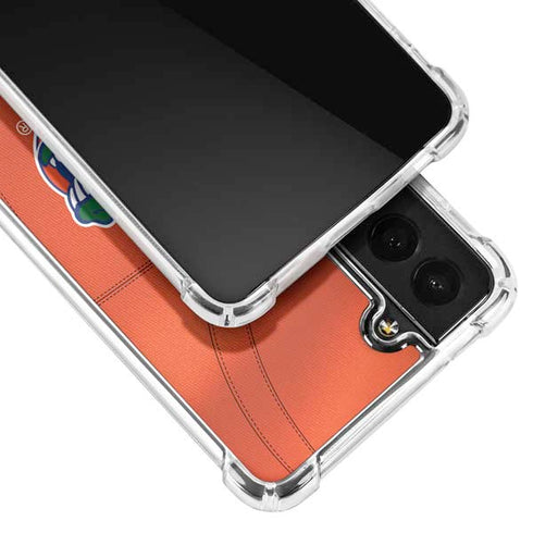 University of Florida Orange Jersey Galaxy S21 FE Clear Case