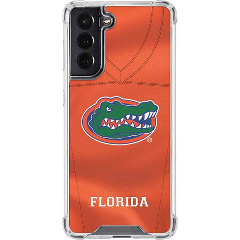 University of Florida Orange Jersey Galaxy S22 Clear Case