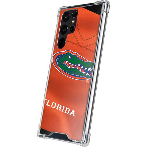 University of Florida Orange Jersey Galaxy S22 Ultra Clear Case