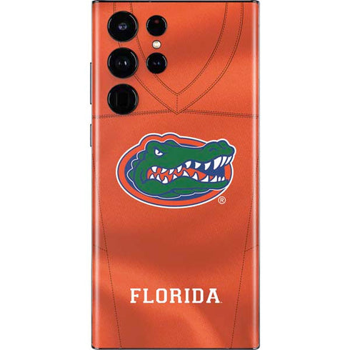 University of Florida Orange Jersey Galaxy S22 Ultra Skin