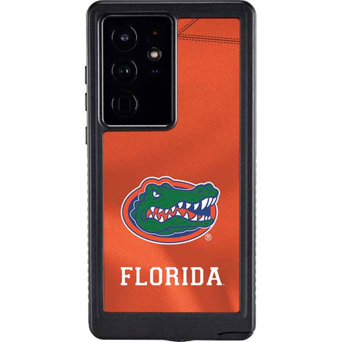University of Florida Orange Jersey Galaxy S24 Ultra Waterproof Case