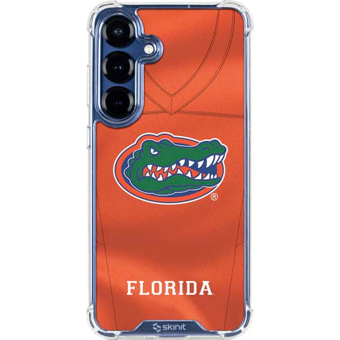 University of Florida Orange Jersey Galaxy S25 Clear Case