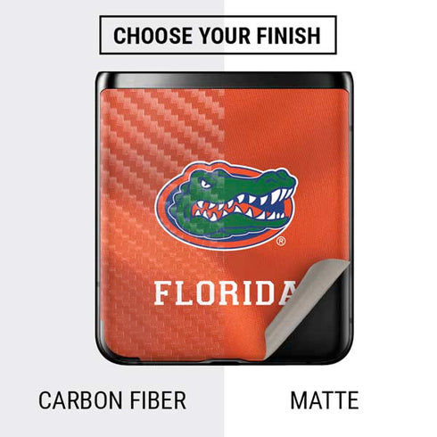 University of Florida Orange Jersey Galaxy Z Flip Skin