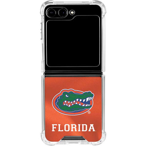 University of Florida Orange Jersey Galaxy Z Flip5 5G Clear Case
