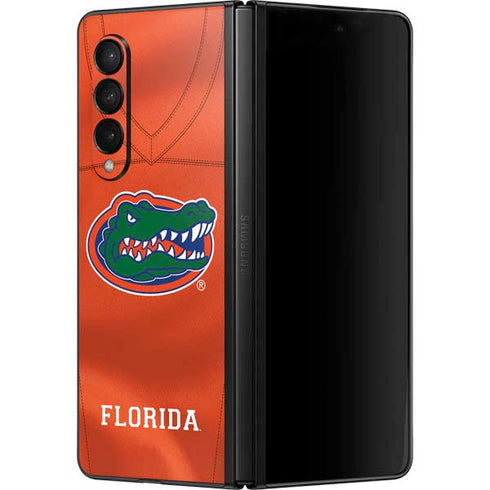 University of Florida Orange Jersey Galaxy Z Fold3 5G Skin
