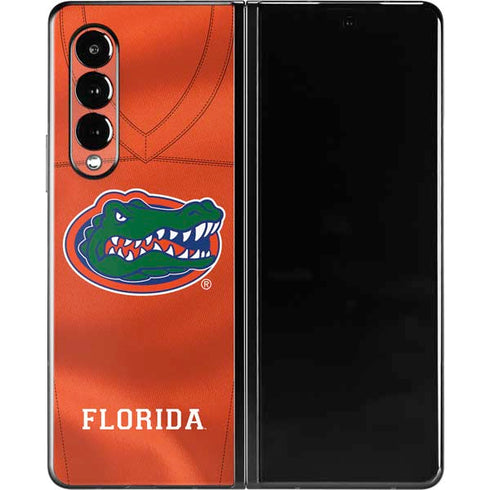 University of Florida Orange Jersey Galaxy Z Fold3 5G Skin