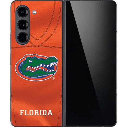 University of Florida Orange Jersey Galaxy Z Fold5 5G Skin