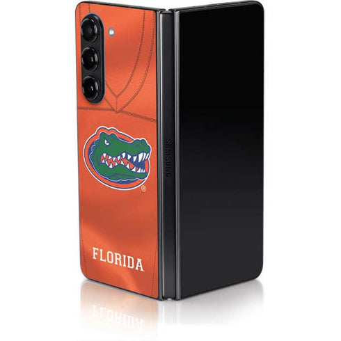 University of Florida Orange Jersey Galaxy Z Fold5 5G Skin