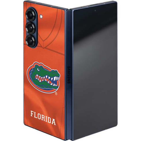 University of Florida Orange Jersey Galaxy Z Fold6 Skin