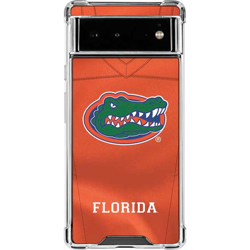 University of Florida Orange Jersey Google Pixel 6 Clear Case
