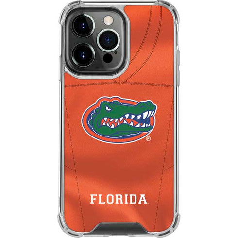 University of Florida Orange Jersey iPhone 13 Pro Clear Case