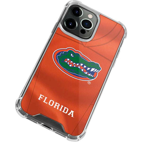 University of Florida Orange Jersey iPhone 13 Pro Max Clear Case