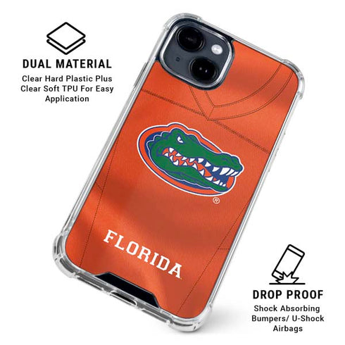 University of Florida Orange Jersey iPhone 14 Clear Case