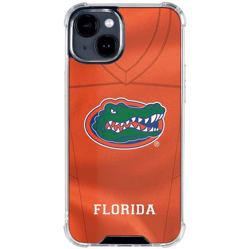 University of Florida Orange Jersey iPhone 14 Plus Clear Case