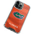 University of Florida Orange Jersey iPhone 14 Pro Max Clear Case