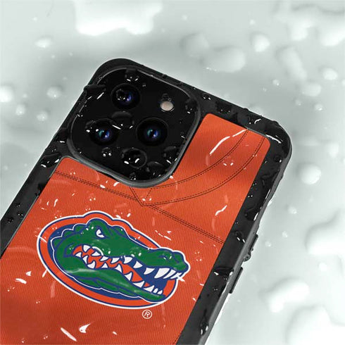 University of Florida Orange Jersey iPhone 14 Pro Max Waterproof Case