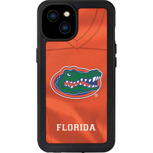 University of Florida Orange Jersey iPhone 15 Plus Waterproof Case