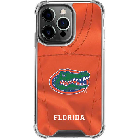 University of Florida Orange Jersey iPhone 15 Pro Clear Case