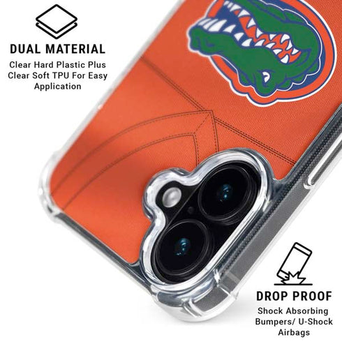 University of Florida Orange Jersey iPhone 16 Clear Case