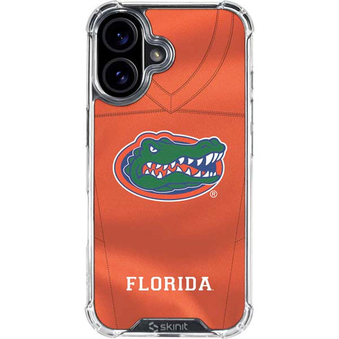 University of Florida Orange Jersey iPhone 16 Plus Clear Case