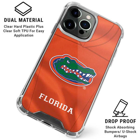 University of Florida Orange Jersey iPhone 16 Pro Max Clear Case