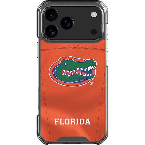 University of Florida Orange Jersey iPhone 18 Pro Max Clear Case