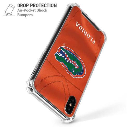 University of Florida Orange Jersey iPhone XS Max Clear Case