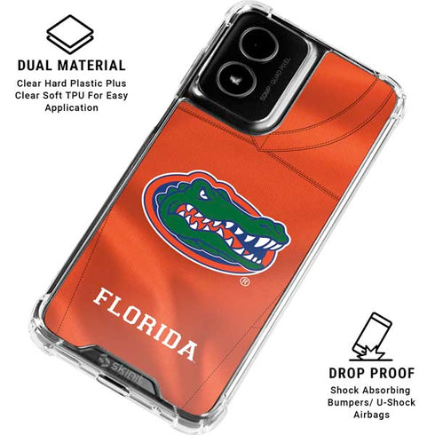 University of Florida Orange Jersey Moto G Power 5G (2024) Clear Case