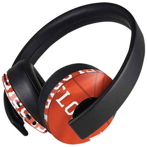 University of Florida Orange Jersey PlayStation 4 Gold Wireless Headset Skin