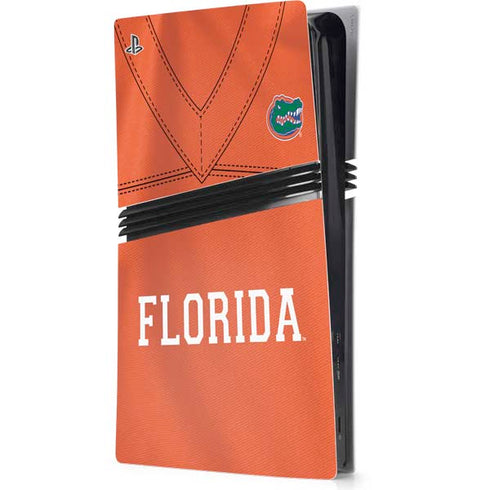 University of Florida Orange Jersey PS5 Pro Console Skin