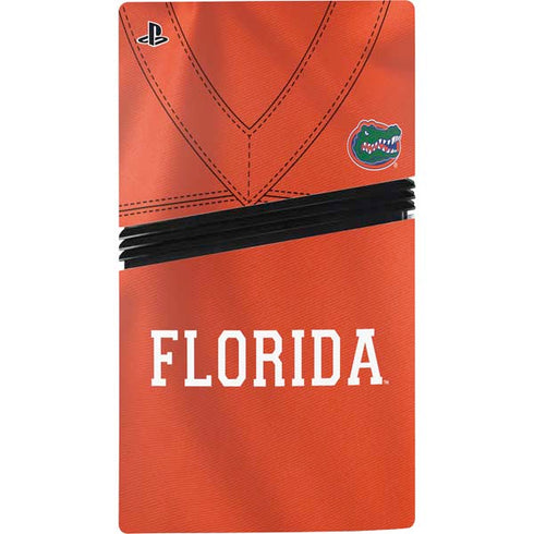 University of Florida Orange Jersey PS5 Pro Console Skin