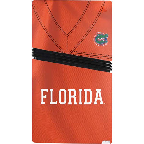 University of Florida Orange Jersey PS5 Pro Console Skin