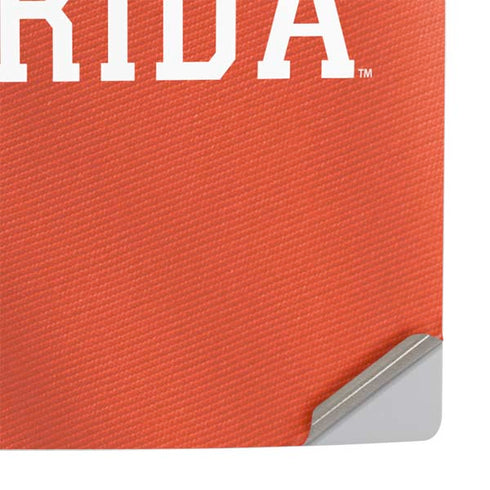 University of Florida Orange Jersey PS5 Pro Console Skin