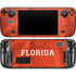 University of Florida Orange Jersey Steam Deck Handheld Gaming Computer OLED Skin