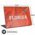 University of Florida Orange Jersey Universal Laptop 18in (14.6 x 10.6in) Skin