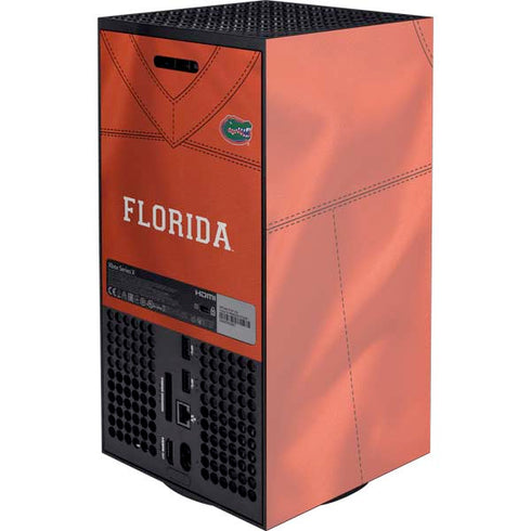 University of Florida Orange Jersey Xbox Series X Console Skin