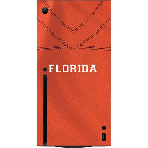 University of Florida Orange Jersey Xbox Series X Console Skin