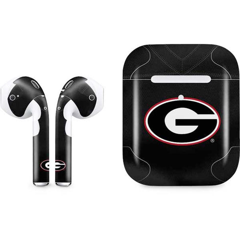 University of Georgia Black Jersey Apple AirPods 2 Skin