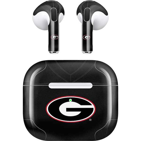 University of Georgia Black Jersey Apple AirPods (3rd Gen 2021) Skin