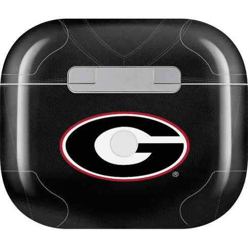 University of Georgia Black Jersey Apple AirPods (3rd Gen 2021) Skin